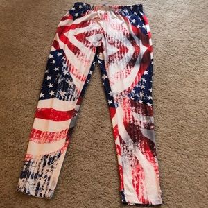 Patriotic Silky Leggings